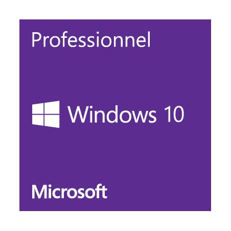 MICROSOFT Windows 10 Professionnel 64 Bits OEM  (clé d'activation numérique)