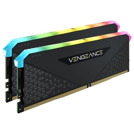 mémoire CORSAIR Vengeance RGB RS 32Go DDR4 3200 MHz CL16, noir