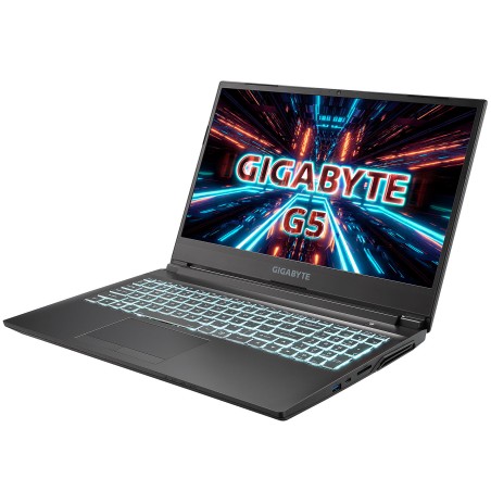 ordinateur portable GIGABYTE G5 KD-52FR123SO -  512 Go SSD - RTX3060 6G - 16 Go DDR4 - 15''6 Full HD IPS 144 hz
