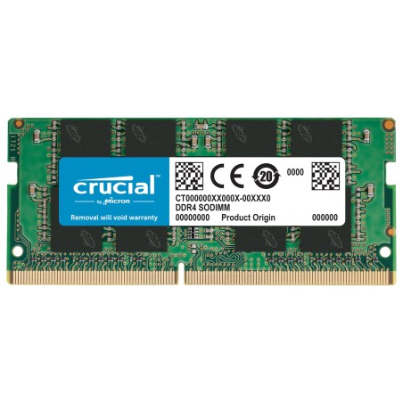 mémoire SO-DIMM CRUCIAL DDR4 32Go 3200 MHz CL22 DR X8 (CT32G4SFD832A)