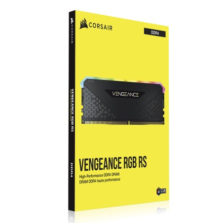 mémoire CORSAIR Vengeance RGB RS Series 16 Go (2x 8 Go) DDR4 3600 MHz CL18   (noir)