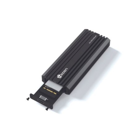 boitier externe HEDEN - USB3.2 Type-C pour SSD M.2 PCIe Nvme, SATA  finition alu